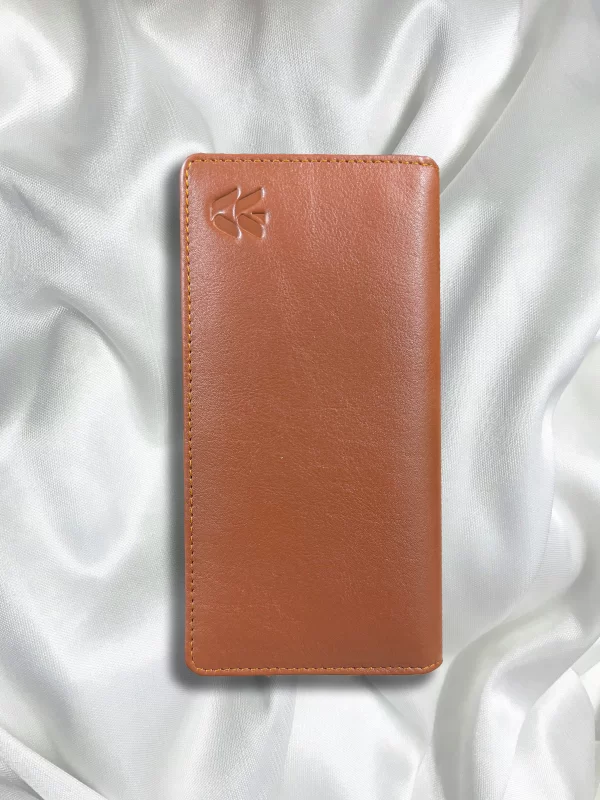 Signature Long Wallet (Light Brown)
