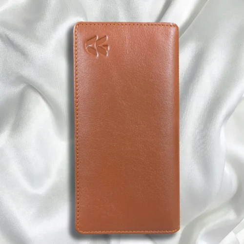 Signature Long Wallet (Light Brown)