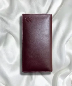 Signature Long Wallet (Red Wine)