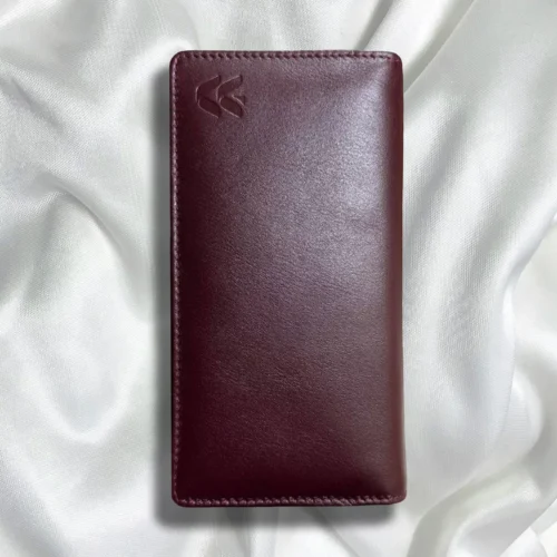 Signature Long Wallet (Red Wine)