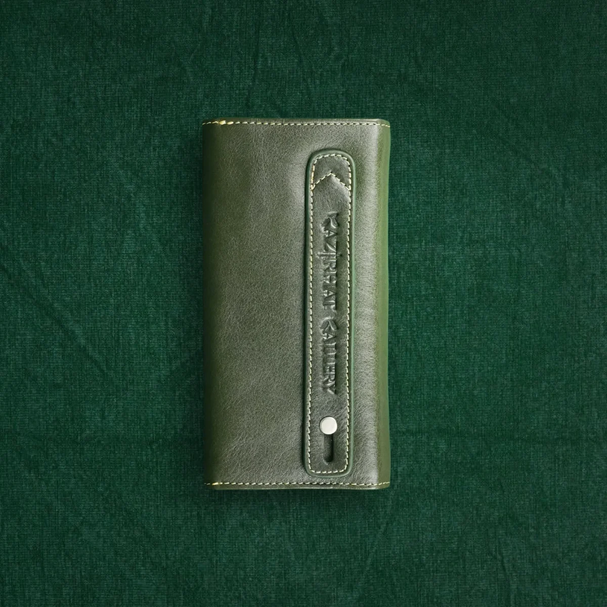 Aura Series Long Wallet (Olive Green)