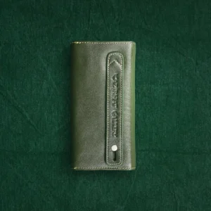 Aura Series Long Wallet (Olive Green)