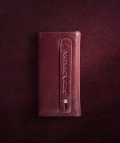 Aura Series Long Wallet (Red Wine)