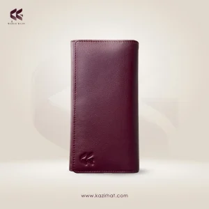 Aura Series Long Wallet (Red Wine)