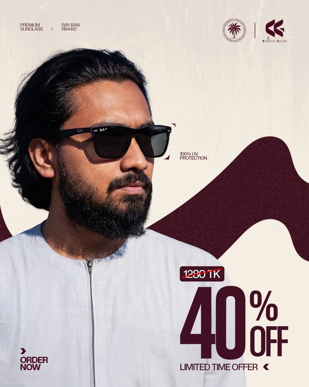 Kazirhat Polarized RB-4487 Sunglasses